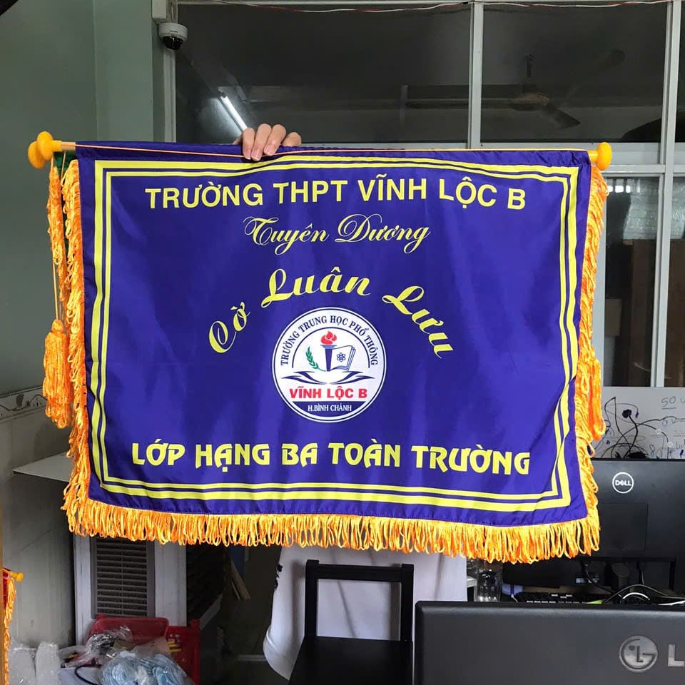 Cờ lưu niệm in logo và nội dung theo yêu cầu