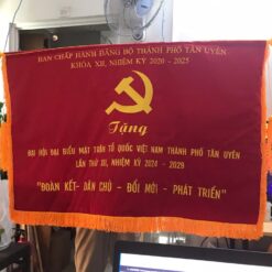 Cờ thêu đại hội đại biểu