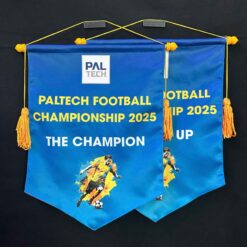 Cờ lưu niệm bóng đá in theo yêu cầu