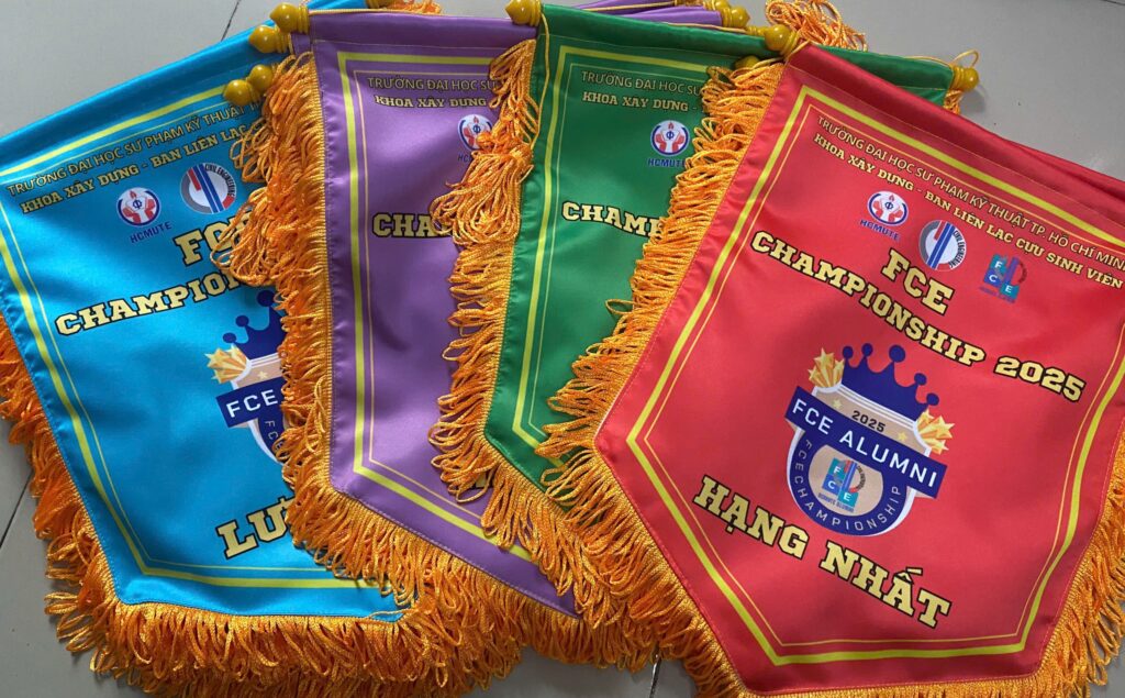 Cờ lưu niệm khoa trường học