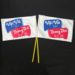 Cờ vẫy cầm tay in theo yêu cầu