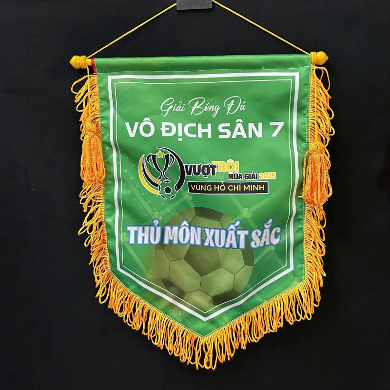 Cờ lưu niệm in chuẩn nội dung theo yêu cầu