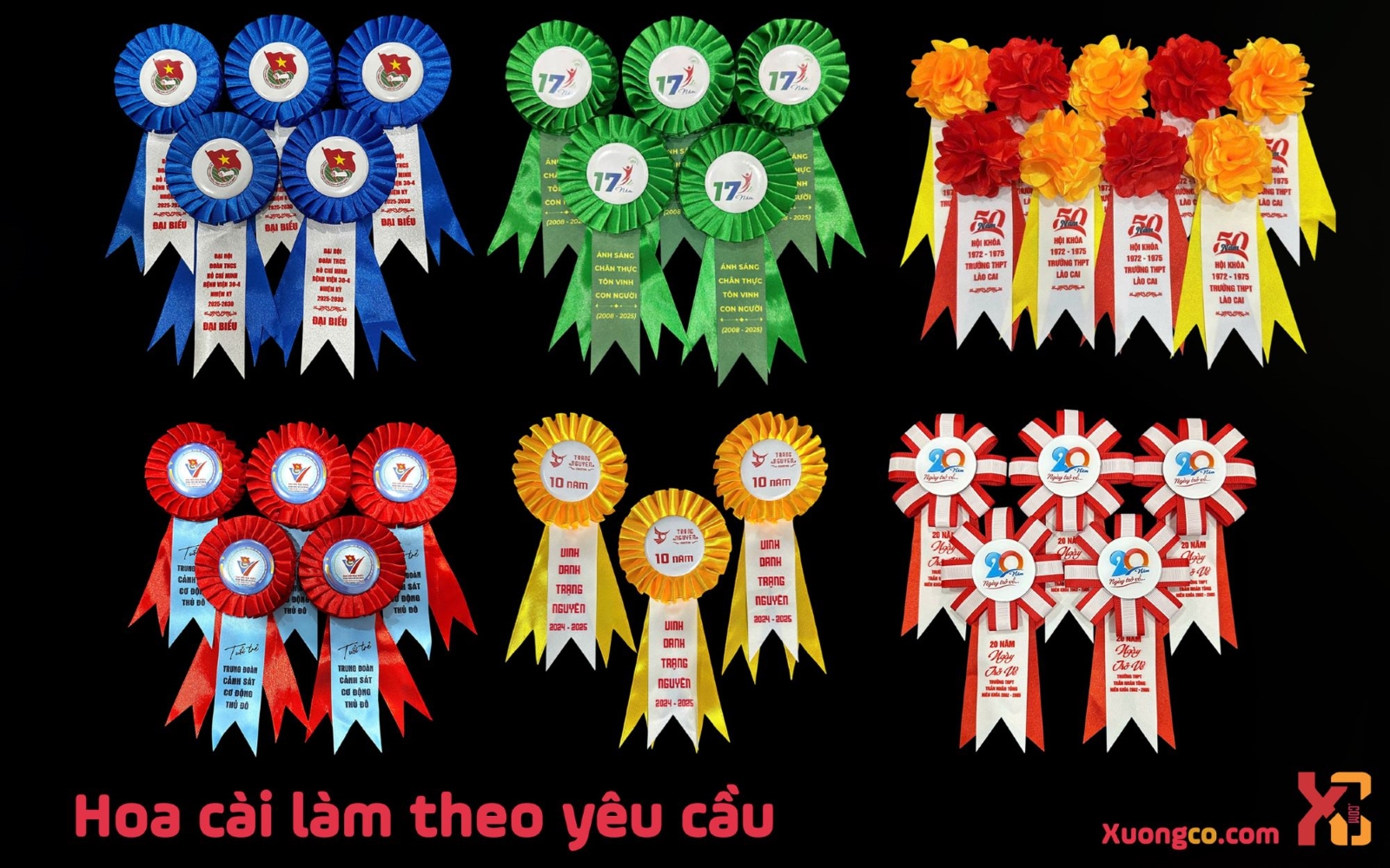 Mẫu hoa cài đẹp Hoa cài áo làm theo yêu cầu