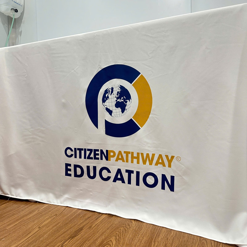 Khăn bàn in logo công ty - Khăn trải bàn sự kiện