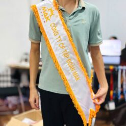 Băng đeo chéo thêu nội dung theo yêu cầu