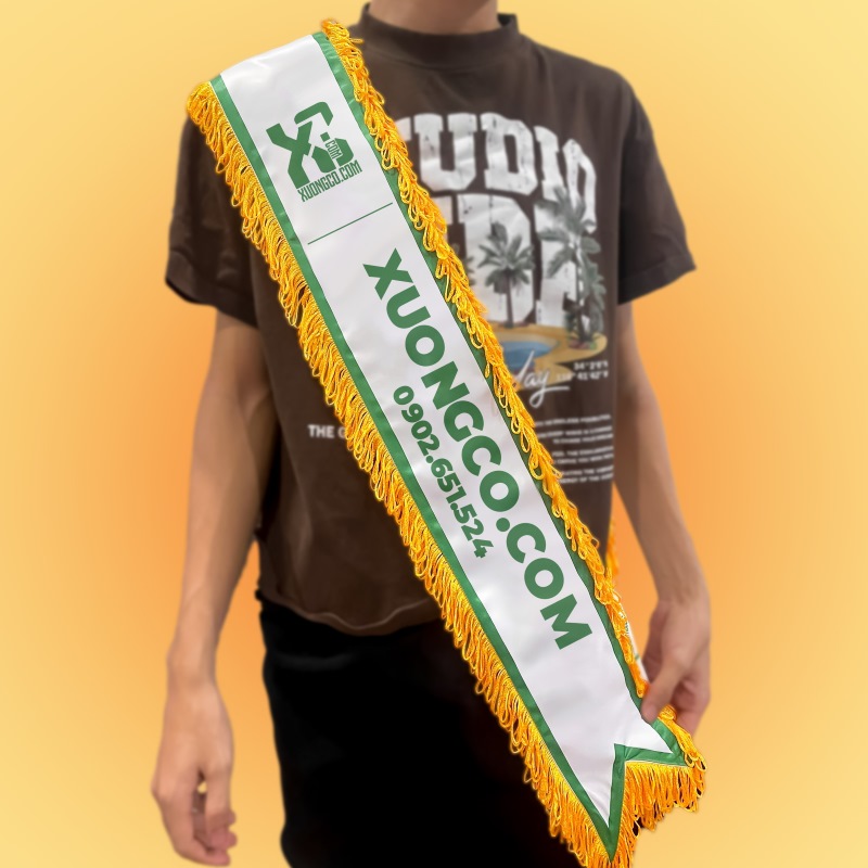 Băng đeo chéo thiết kế theo yêu cầu