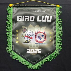 Cờ giải cầu lông giá rẻ in theo yêu cầu