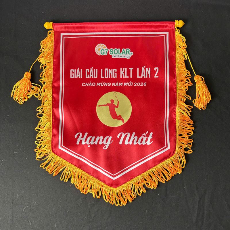 Cờ hội thao cầu lông giá rẻ