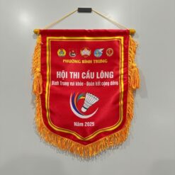 Cờ giải cầu lông giá rẻ in theo yêu cầu
