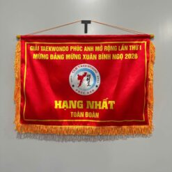 Cờ lưu niệm võ thuật chào mừng năm mới