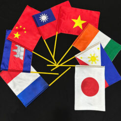 Cờ vẩy cầm tay các nước in theo yêu cầu