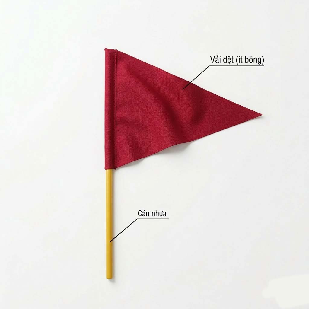 Cờ cầm tay hình tam giác