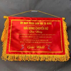 Cờ bóng chuyền xã ngày thành lập đoàn giải nhất