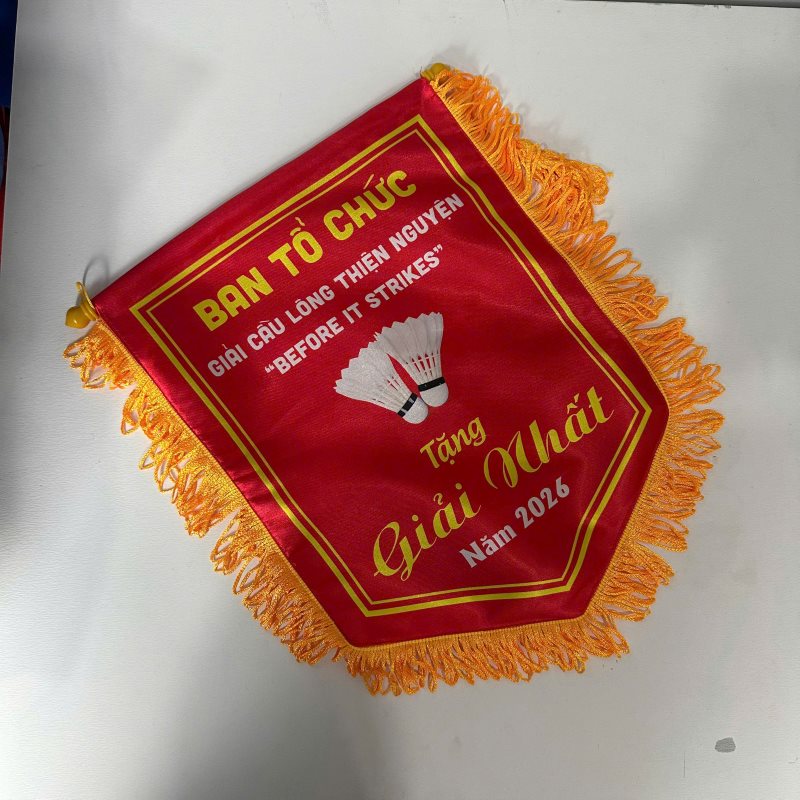 Cờ cầu lông của giải thiện nguyện
