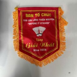 Cờ thể thao môn cầu lông theo yêu cầu