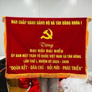 Xưởng thêu cờ khổ lớn